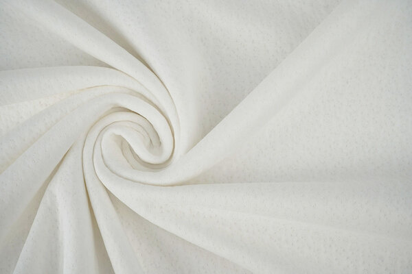 Jersey Coton Double Gaze Collino Blanc Jersey Coton Double Gaze Collino Blanc