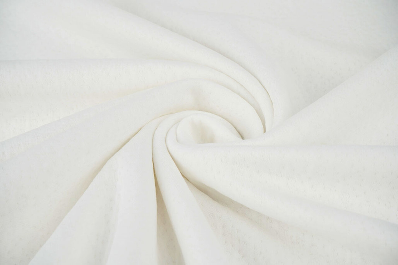Jersey Mussola Collino Bianco Jersey Mussola Collino Bianco