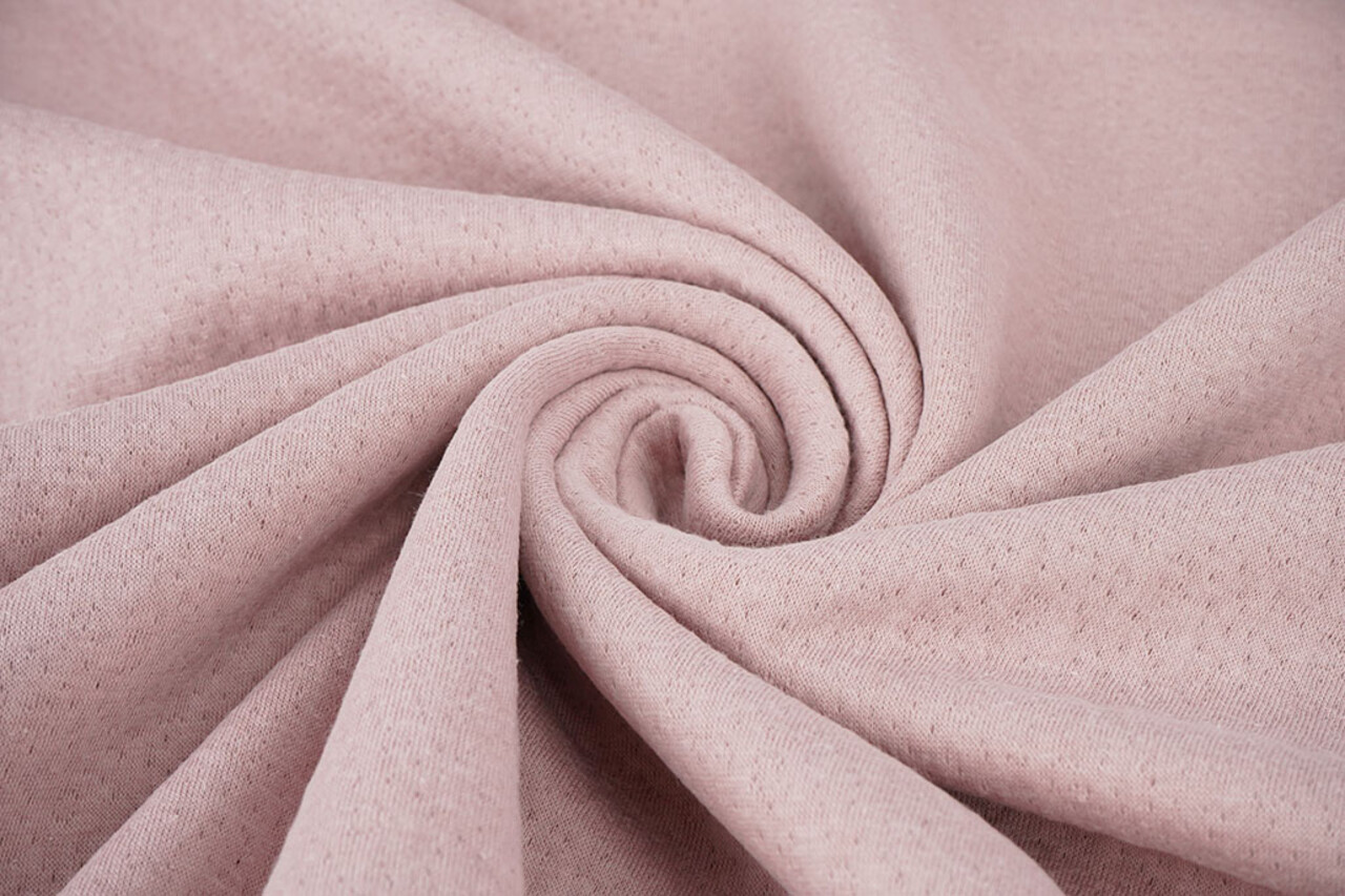 Jersey Coton Double Gaze Collino Rose Poudré Jersey Coton Double Gaze Collino Rose Poudré