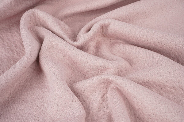 Jersey Coton Double Gaze Collino Rose Poudré Jersey Coton Double Gaze Collino Rose Poudré