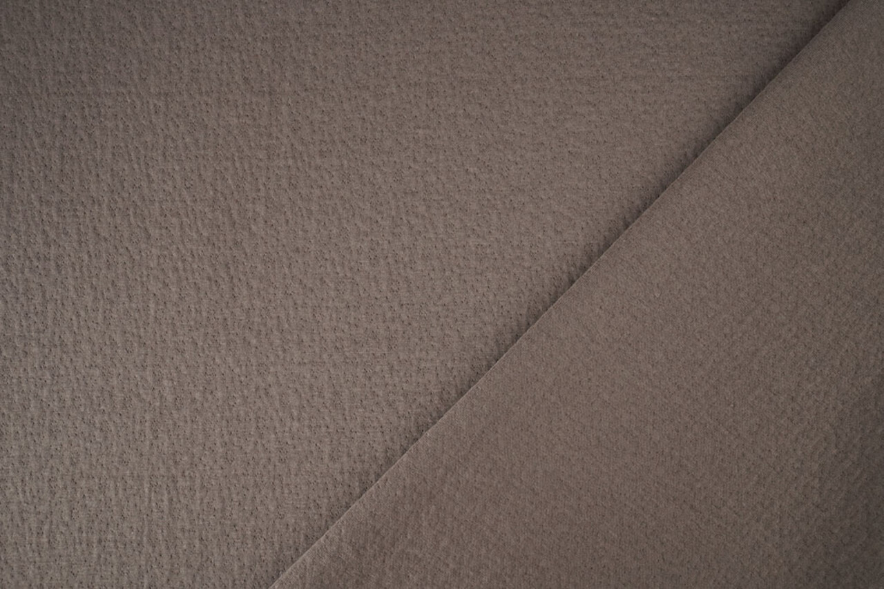 Jersey Coton Double Gaze Collino Taupe Jersey Coton Double Gaze Collino Taupe