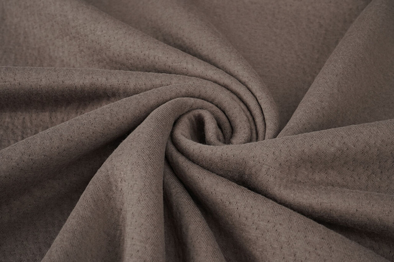 Jersey Coton Double Gaze Collino Taupe Jersey Coton Double Gaze Collino Taupe