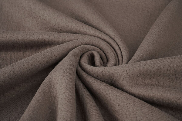 Jersey Baumwoll Musselin Collino Taupe