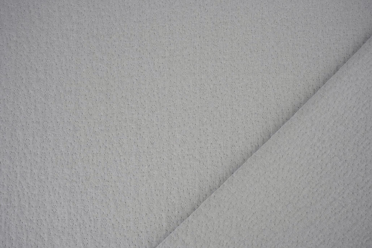 Jersey Coton Double Gaze Collino Gris Clair Jersey Coton Double Gaze Collino Gris Clair