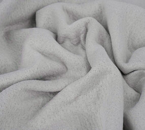 Jersey Coton Double Gaze Collino Gris Clair Jersey Coton Double Gaze Collino Gris Clair