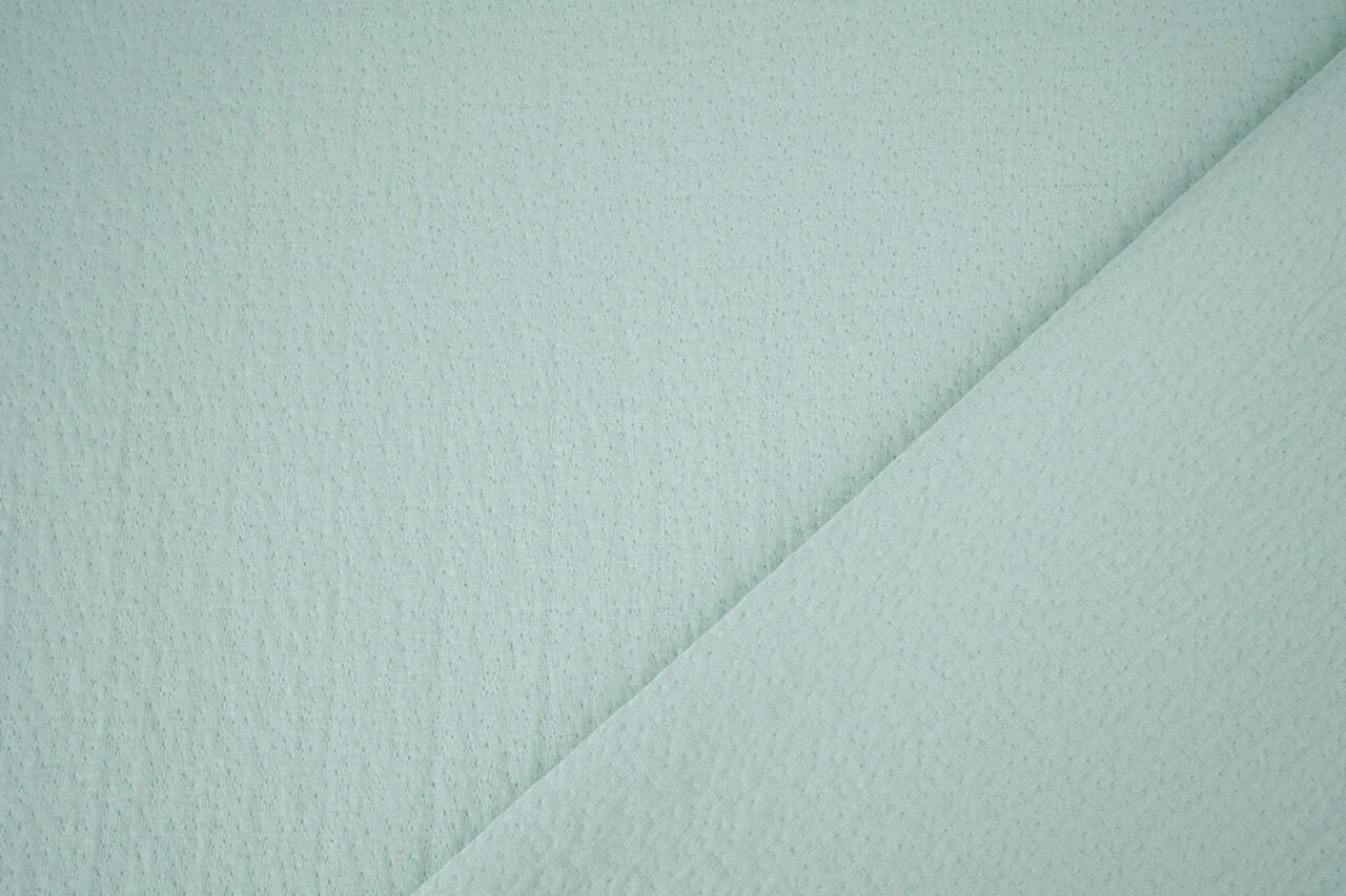 Jersey Coton Double Gaze Collino Vert Ancien Clair Jersey Coton Double Gaze Collino Vert Ancien Clair