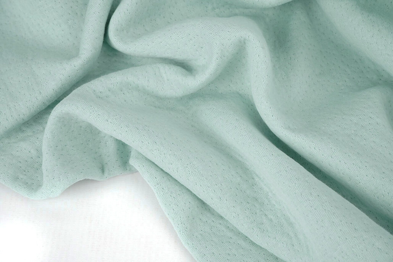 Jersey Mussola Collino Verde Antico Chiaro Jersey Mussola Collino Verde Antico Chiaro