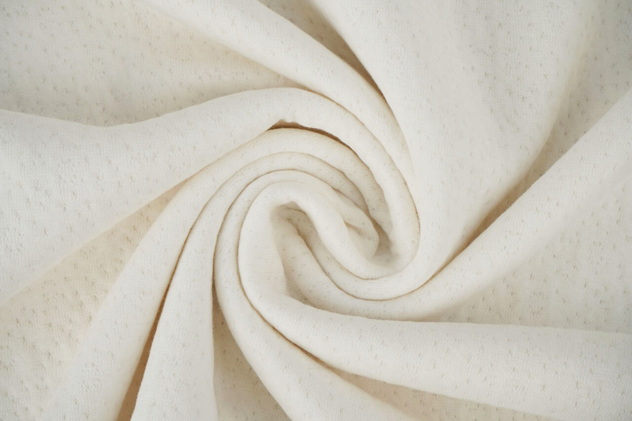 Jersey Coton Double Gaze Collino Crème Jersey Coton Double Gaze Collino Crème