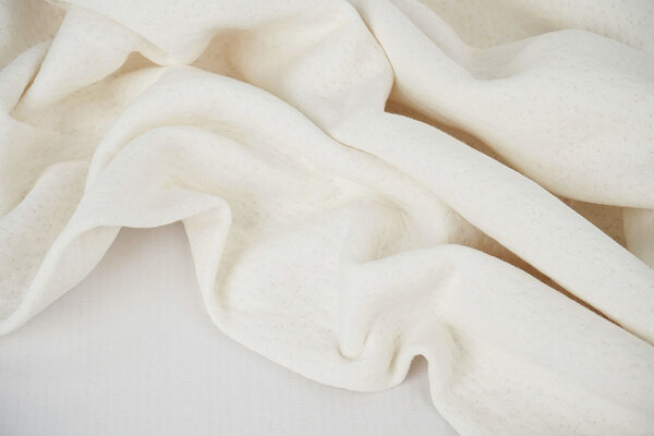 Jersey Baumwoll Musselin Collino Creme