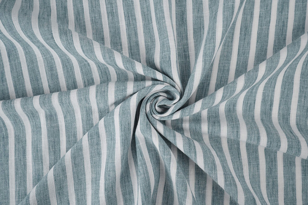 Leinenoptik Streife Ocean