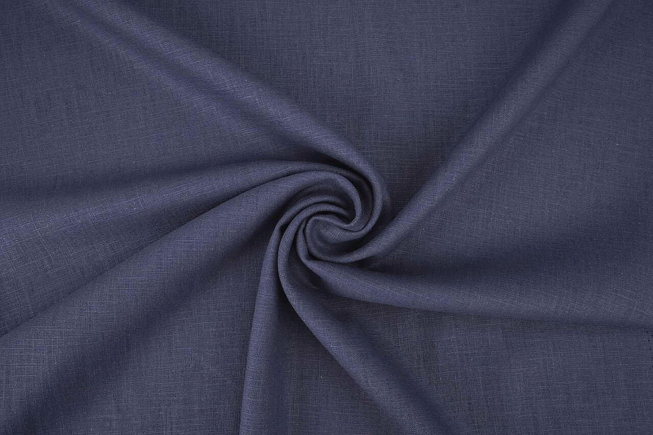 Oeko-Tex® Gewassen Linnen Indigo Blauw Oeko-Tex® Gewassen Linnen Indigo Blauw