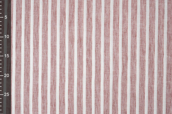 Linnenlook Strepen Cerise Rood