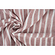 Leinenoptik Streife Cerise Rot