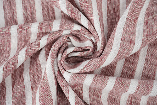 Effetto Lino Righe Cerise Rosso Effetto Lino Righe Cerise Rosso