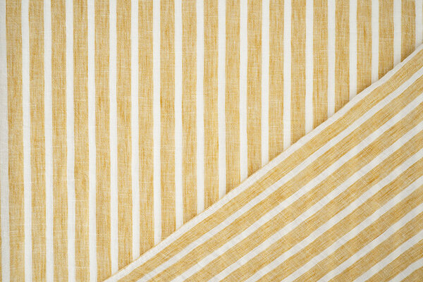 Aspect Lin Rayures Ocre Aspect Lin Rayures Ocre