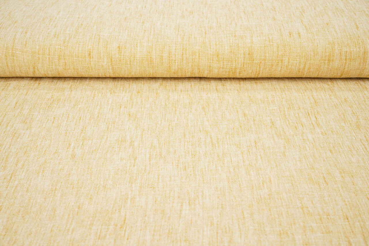 Leinenoptik Uni Ocker