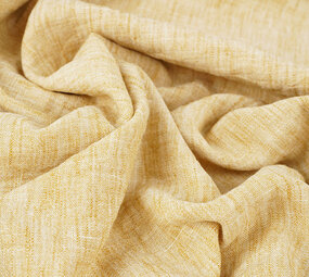 Leinenoptik Uni Ocker