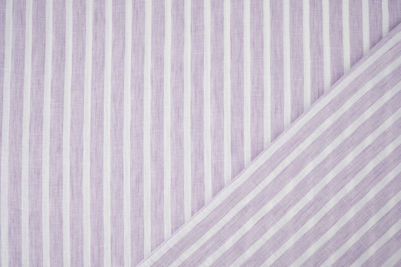 Aspect Lin Rayures Lilas Aspect Lin Rayures Lilas
