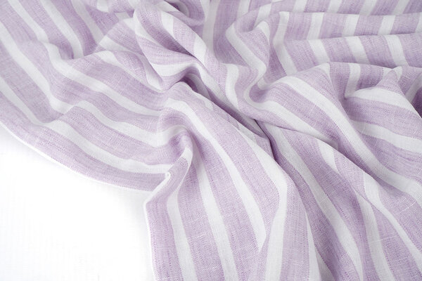 Aspect Lin Rayures Lilas Aspect Lin Rayures Lilas