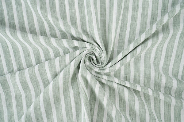 Effetto Lino Righe Verde Antico