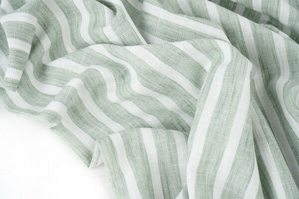 Linenlook Stripes Old Green