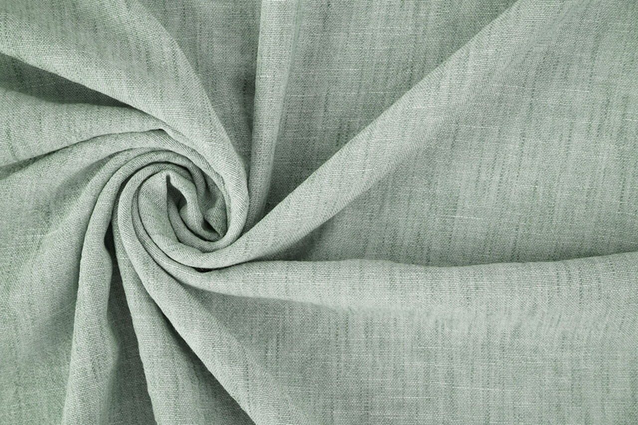 Leinenoptik Uni Altgrün