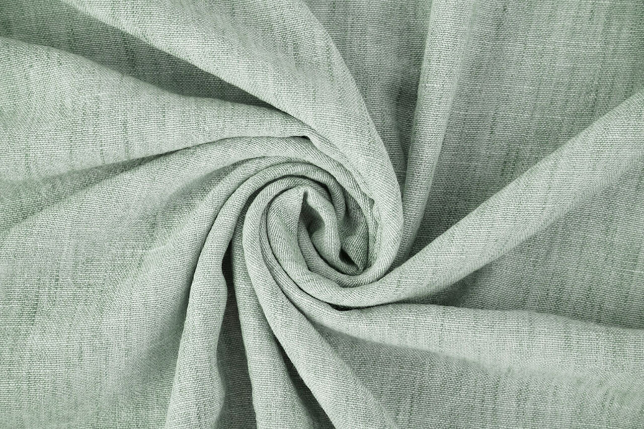 Leinenoptik Uni Altgrün