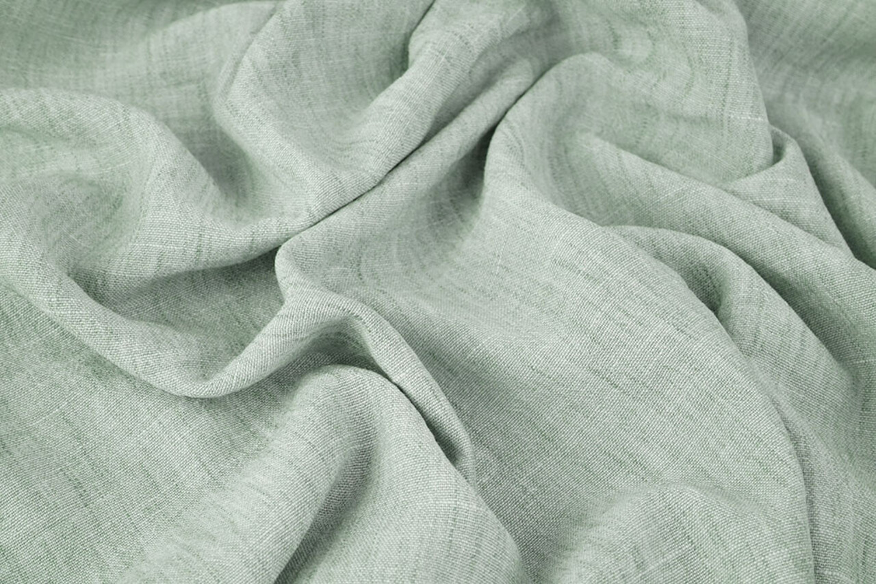 Linnenlook Uni Oud Groen