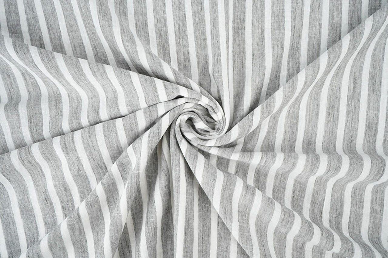 Aspect Lin Rayures Gris Aspect Lin Rayures Gris