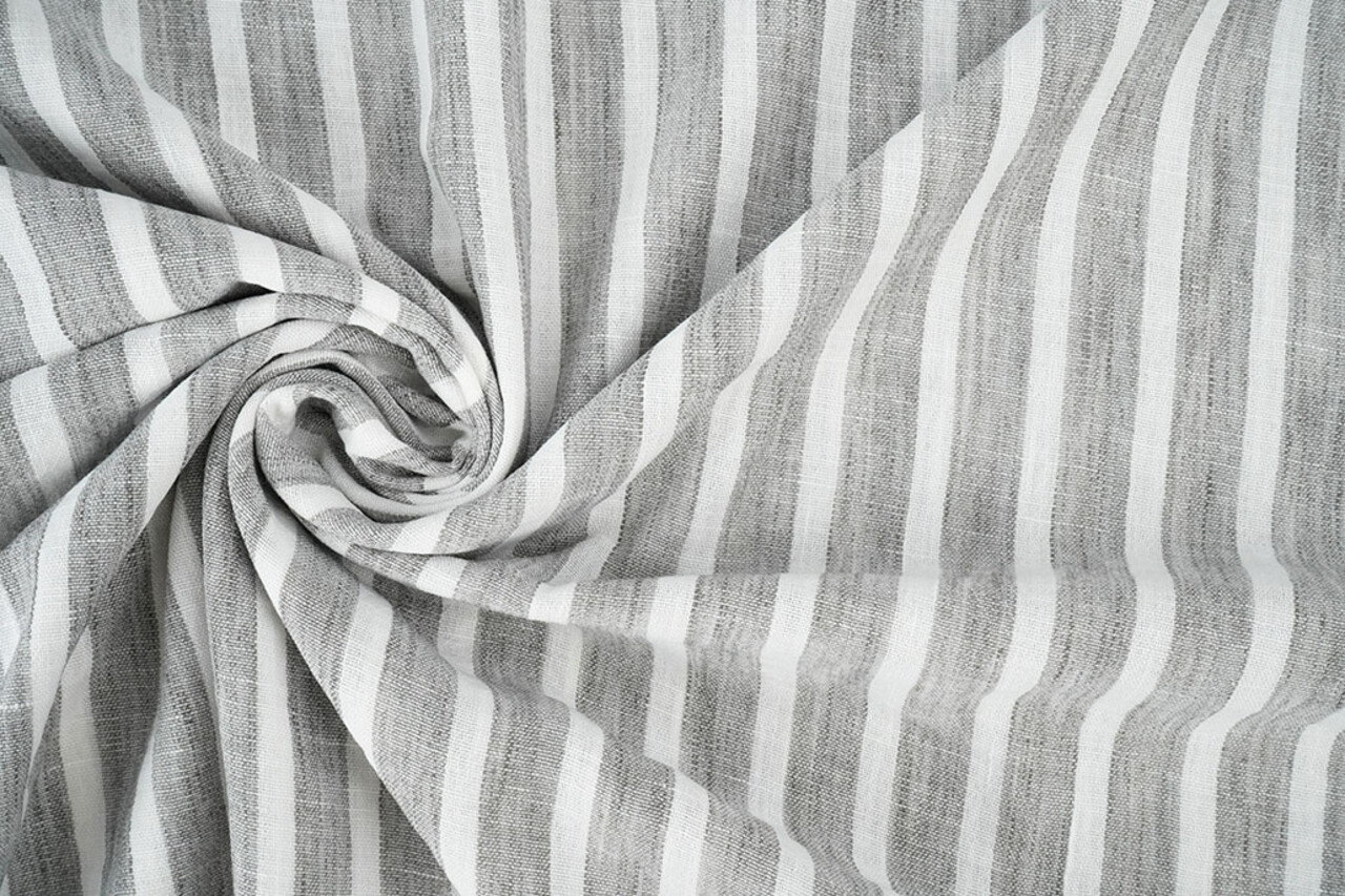 Aspect Lin Rayures Gris Aspect Lin Rayures Gris