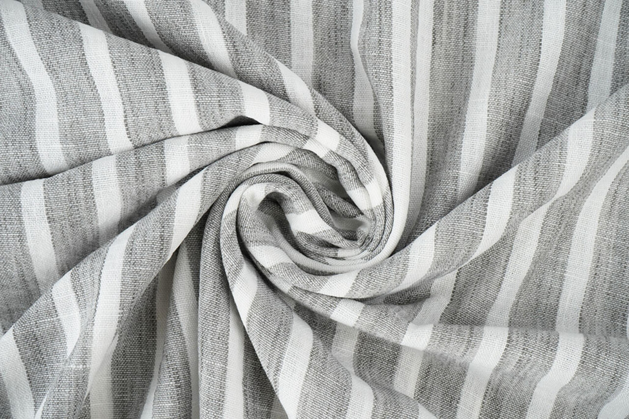 Efecto Lino Rayas Gris Efecto Lino Rayas Gris
