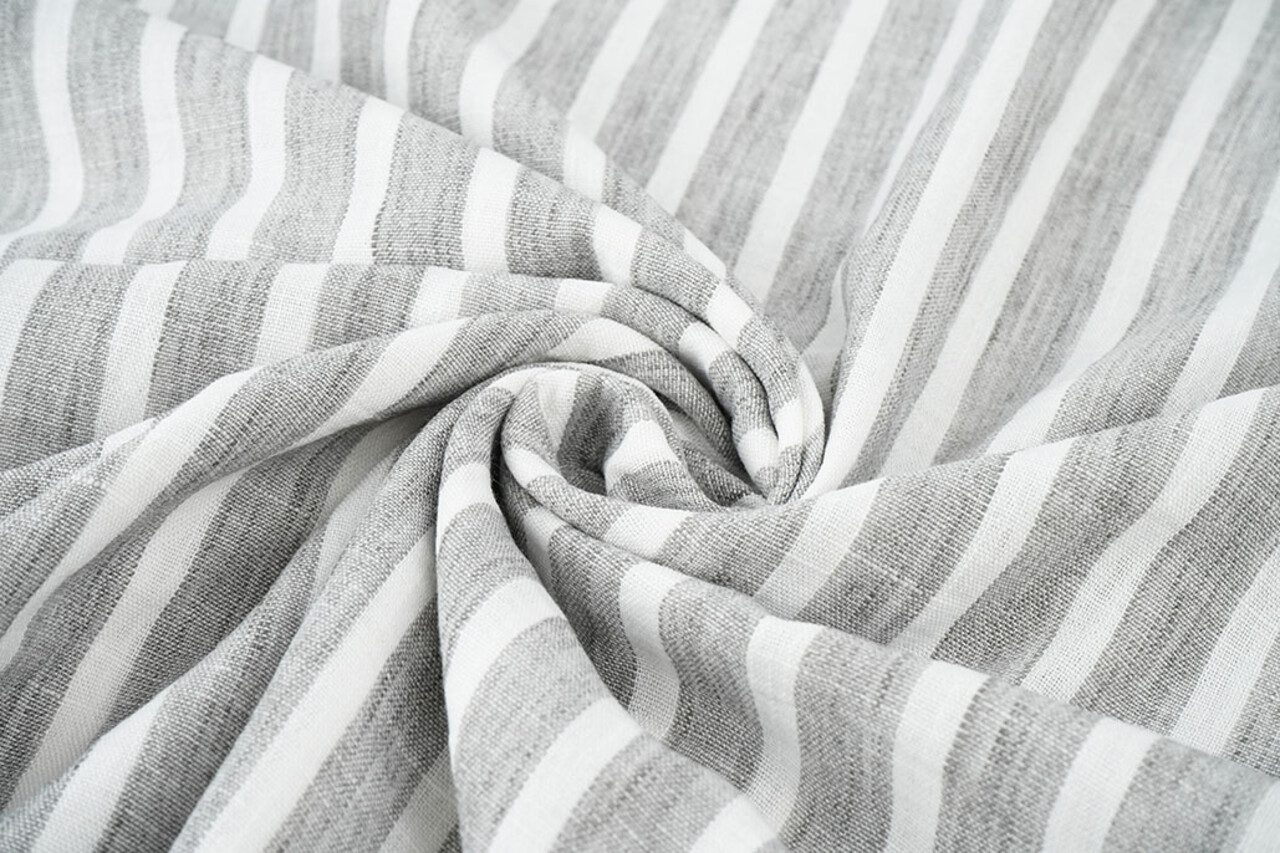 Effetto Lino Righe Grigio Effetto Lino Righe Grigio