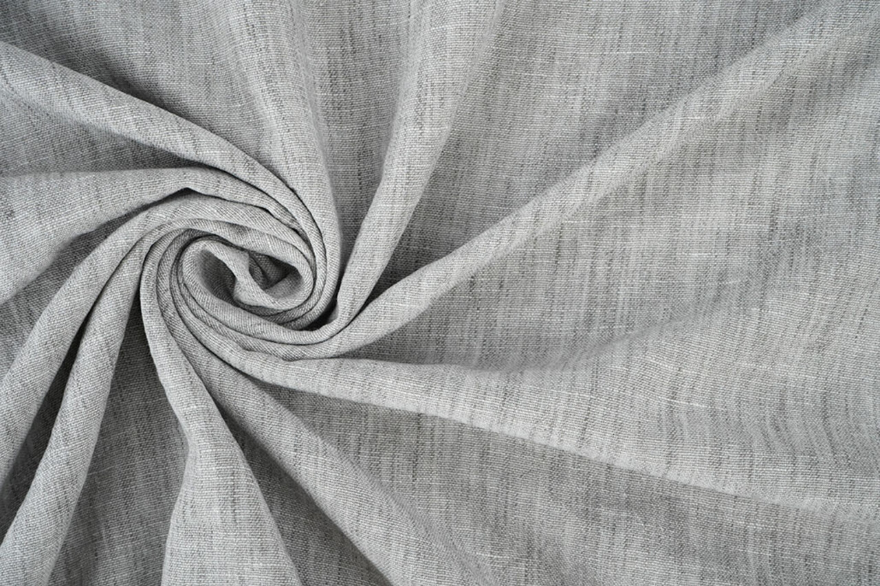 Leinenoptik Uni Grau