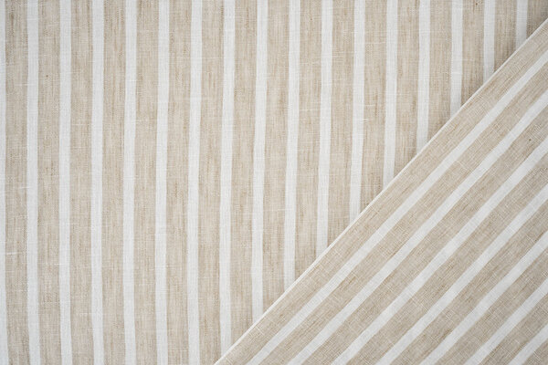 Aspect Lin Rayures Beige Aspect Lin Rayures Beige