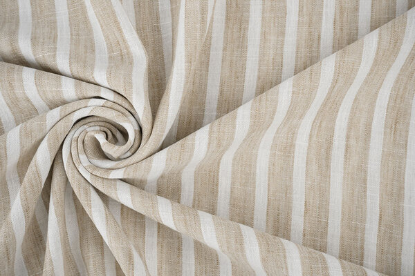 Aspect Lin Rayures Beige Aspect Lin Rayures Beige