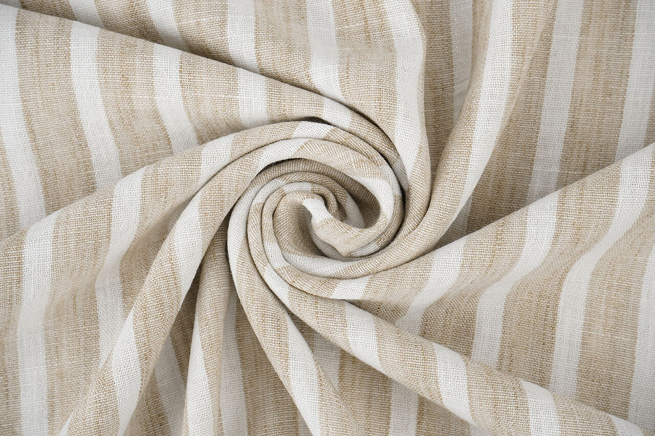 Efecto Lino Rayas Beige Efecto Lino Rayas Beige