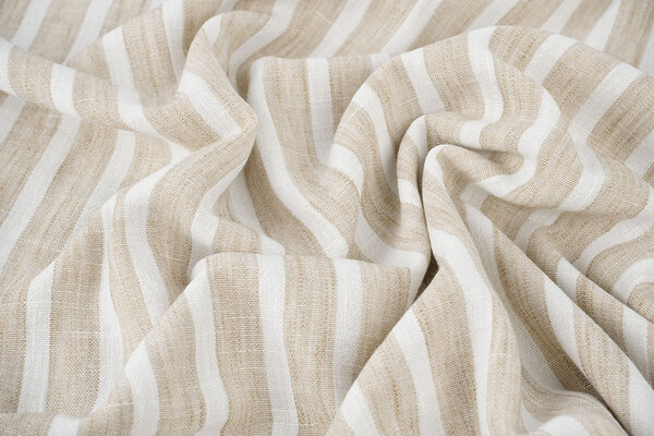 Aspect Lin Rayures Beige Aspect Lin Rayures Beige