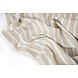 Linnenlook Strepen Beige
