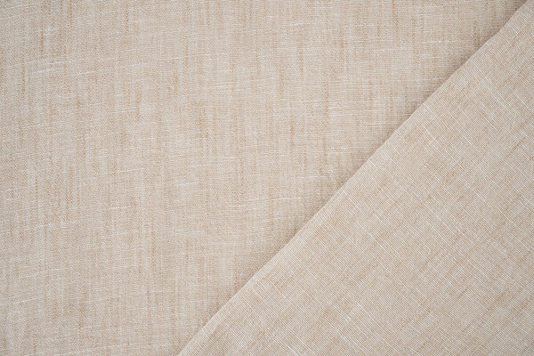 Leinenoptik Uni Beige