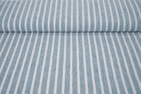 Effetto Lino Righe Denim Effetto Lino Righe Denim