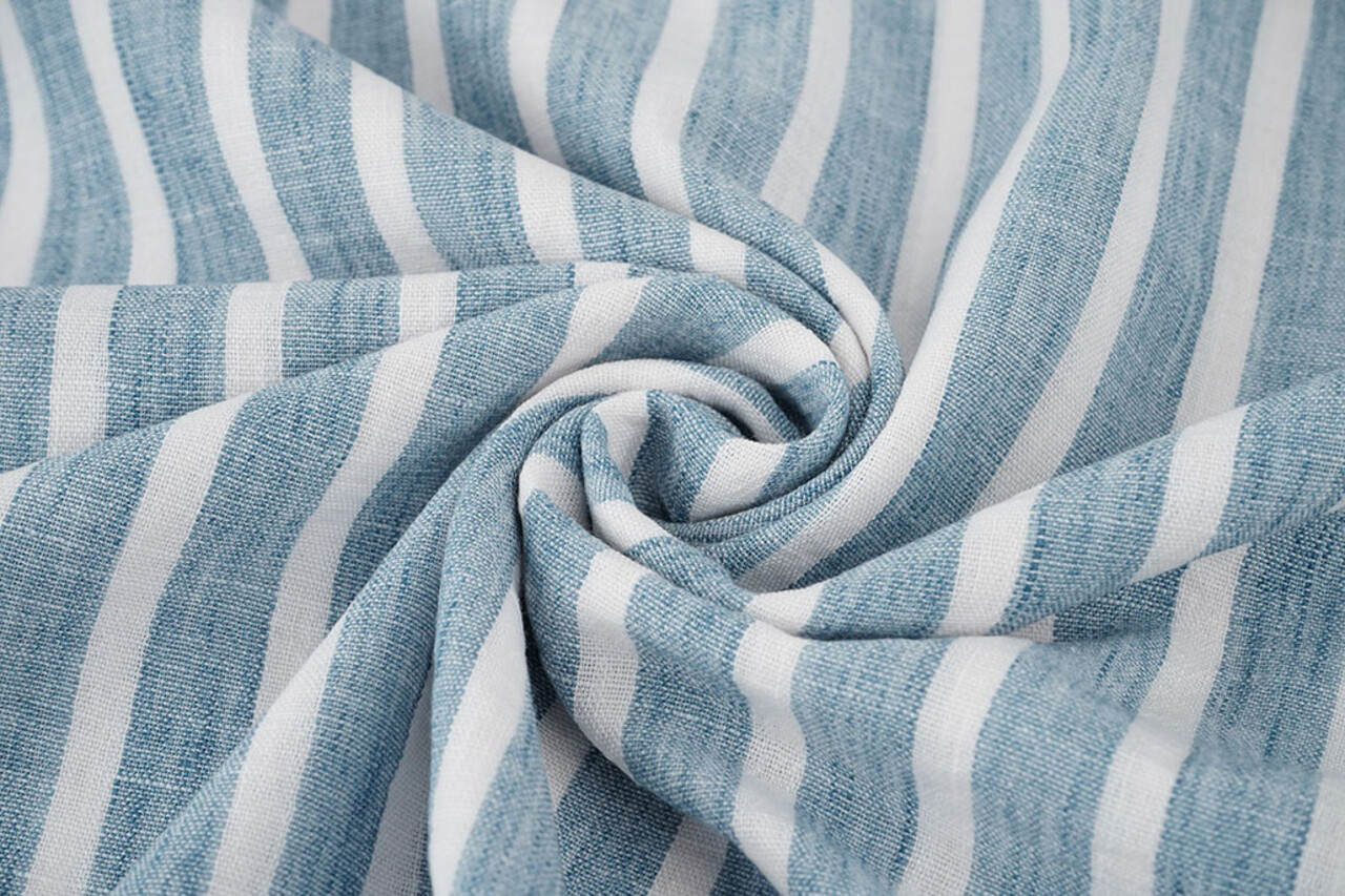 Efecto Lino Rayas Denim Efecto Lino Rayas Denim
