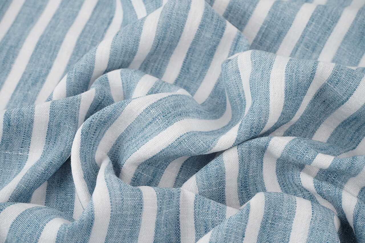 Efecto Lino Rayas Denim Efecto Lino Rayas Denim