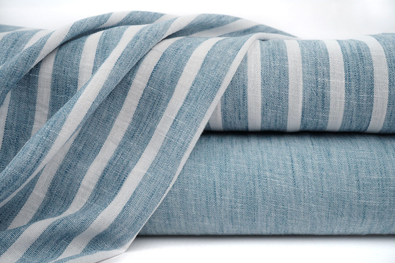 Linnenlook Strepen Jeans