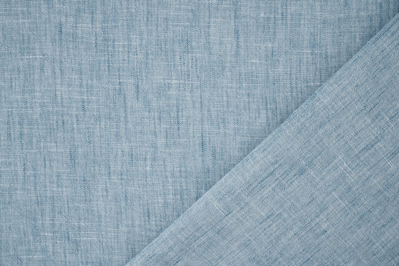 Effetto Lino Tinta Unita Denim Effetto Lino Tinta Unita Denim