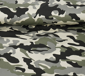 Camouflage Denim Oud Groen