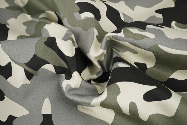 Camouflage Denim Oud Groen
