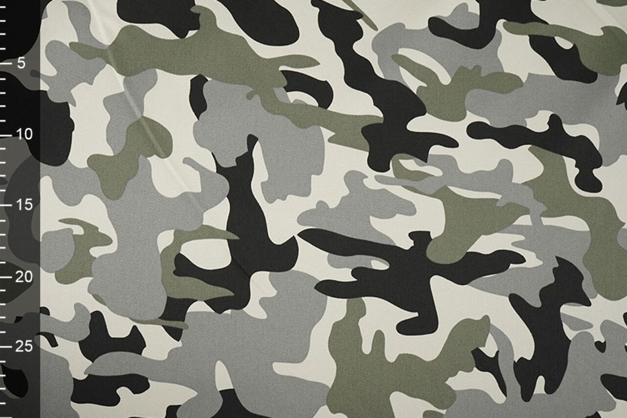 Camouflage Denim Oud Groen