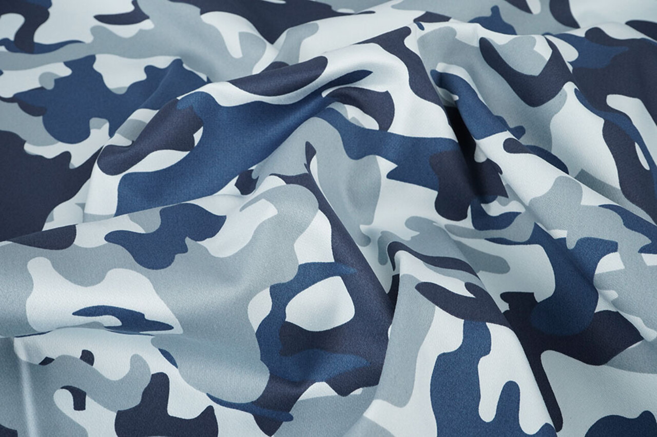 Camouflage Denim Blue