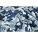 Camouflage Denim Blau