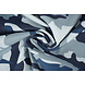 Camouflage Denim Blauw